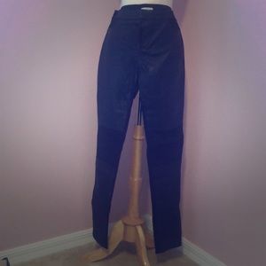 Calvin Klein Size 4 Womens Black Moto Jeans